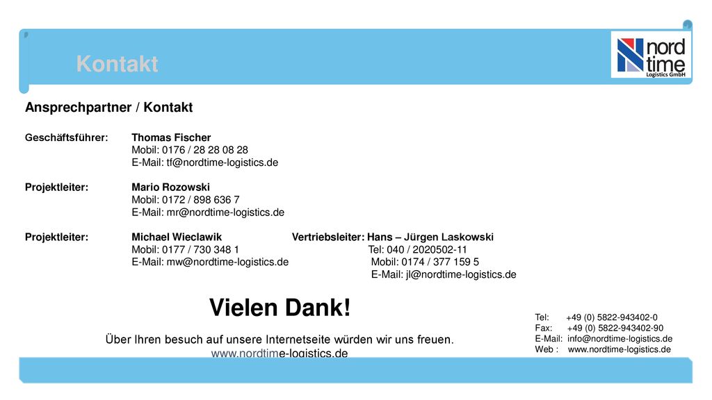 Über Ihren besuch auf unsere Internetseite würden wir uns freuen.