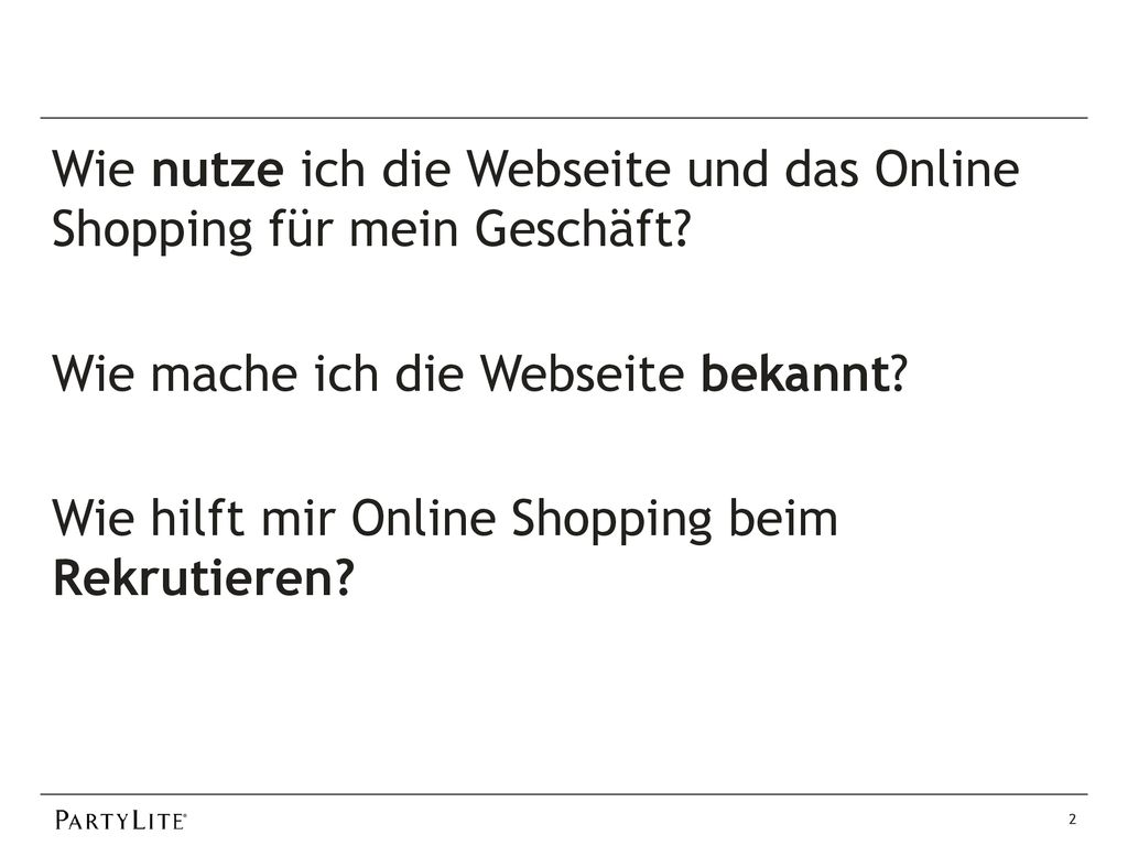 Wie nutze ich die Webseite und das Online Shopping für mein Geschäft