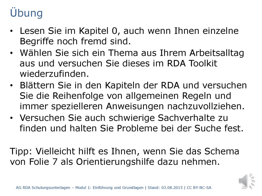 Übung Lesen Sie im Kapitel 0, auch wenn Ihnen einzelne Begriffe noch fremd sind.