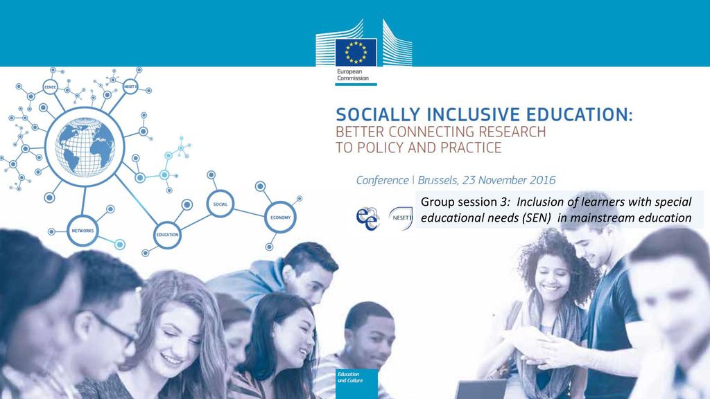 Group session 3: Inclusion of learners with special educational needs (SEN) in mainstream education