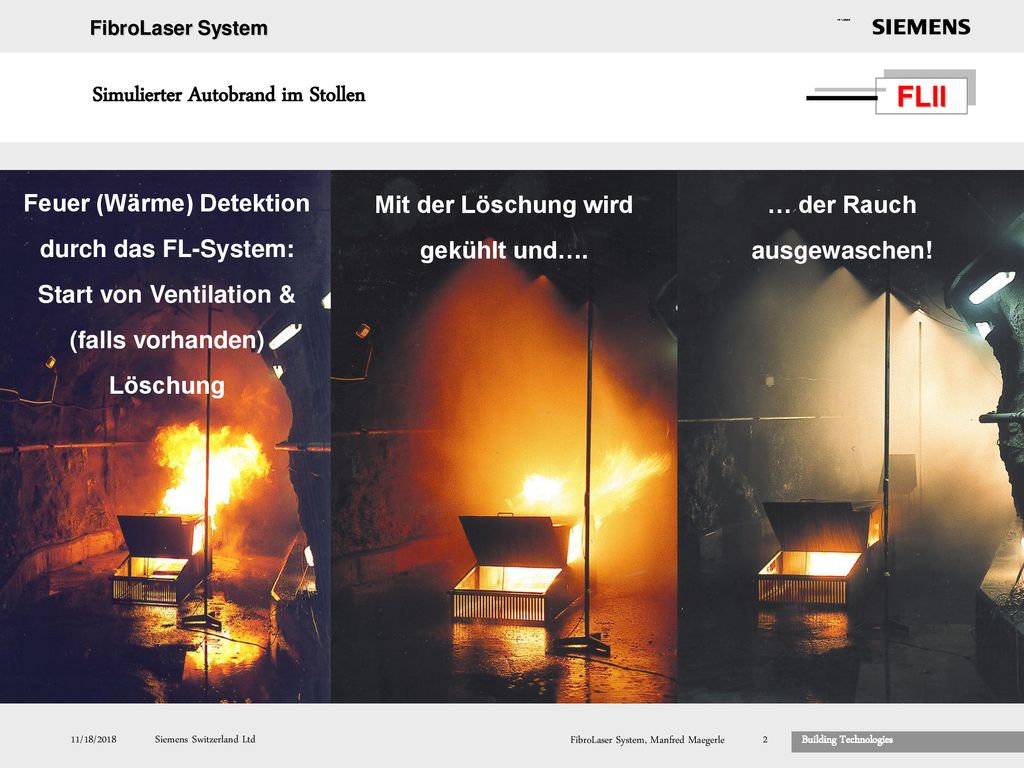 Mit der Löschung wird gekühlt und…. … der Rauch ausgewaschen!
