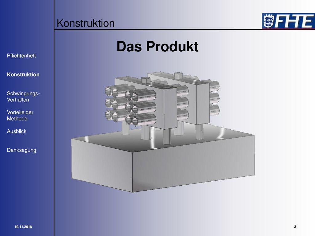 Das Produkt Konstruktion Pflichtenheft Konstruktion Schwingungs-