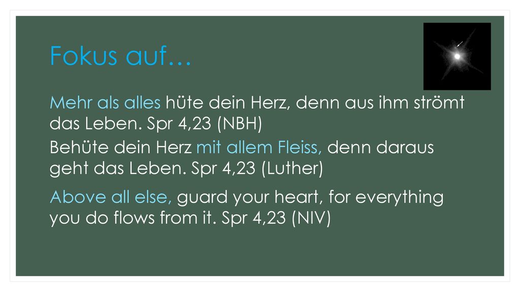 Mehr als Alles… Fokussiert leben. ppt herunterladen