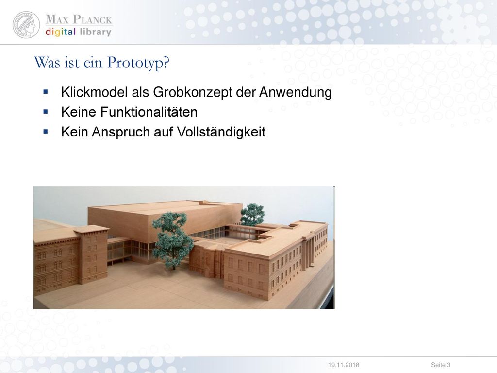 Was ist ein Prototyp Klickmodel als Grobkonzept der Anwendung