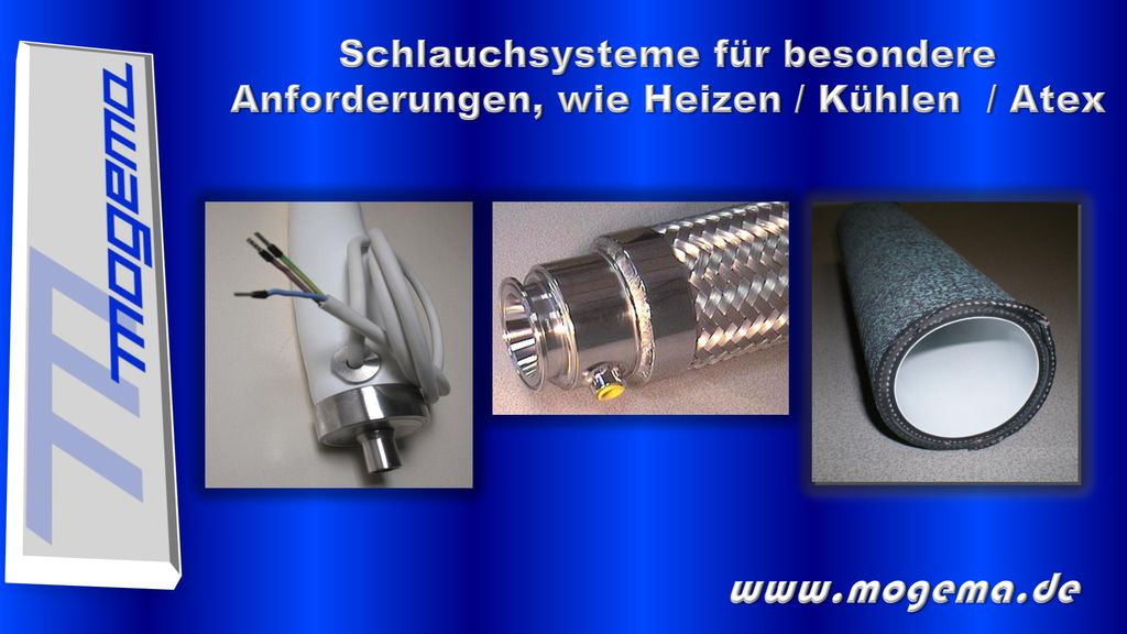 Schlauchsysteme für besondere Anforderungen, wie Heizen / Kühlen / Atex