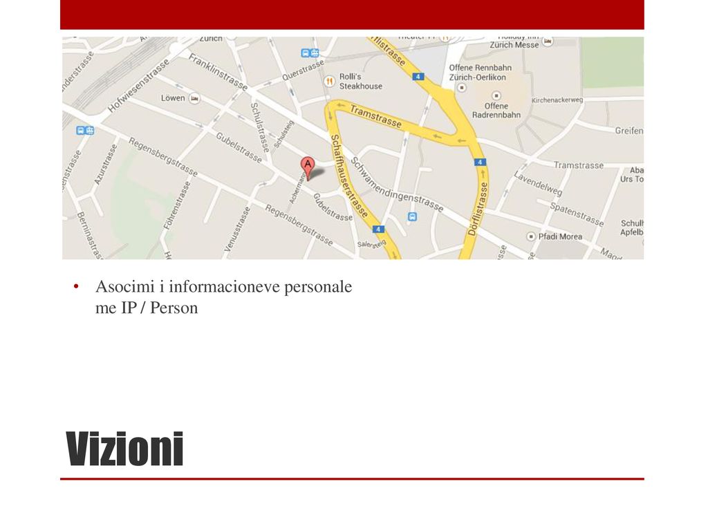 Vizioni Asocimi i informacioneve personale me IP / Person