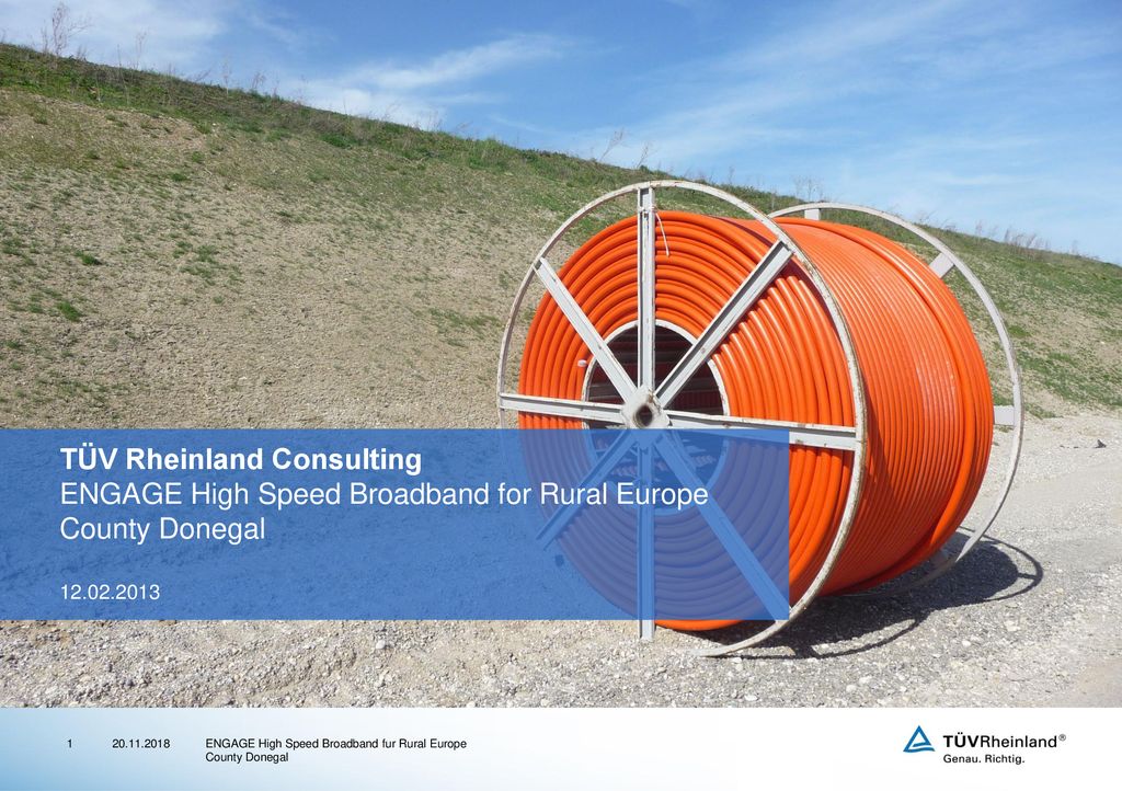 TÜV Rheinland Consulting ENGAGE High Speed Broadband for Rural Europe County Donegal
