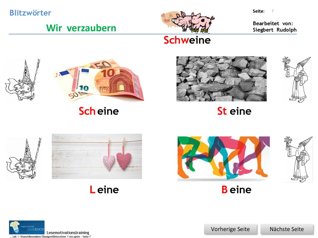 Wir verzaubern Schweine Sch Schw eine St Schw eine L Schw eine B Schw
