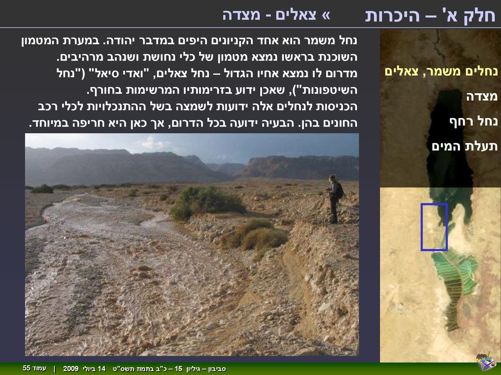חלק א – היכרות « צאלים - מצדה נחלים משמר, צאלים מצדה נחל רחף