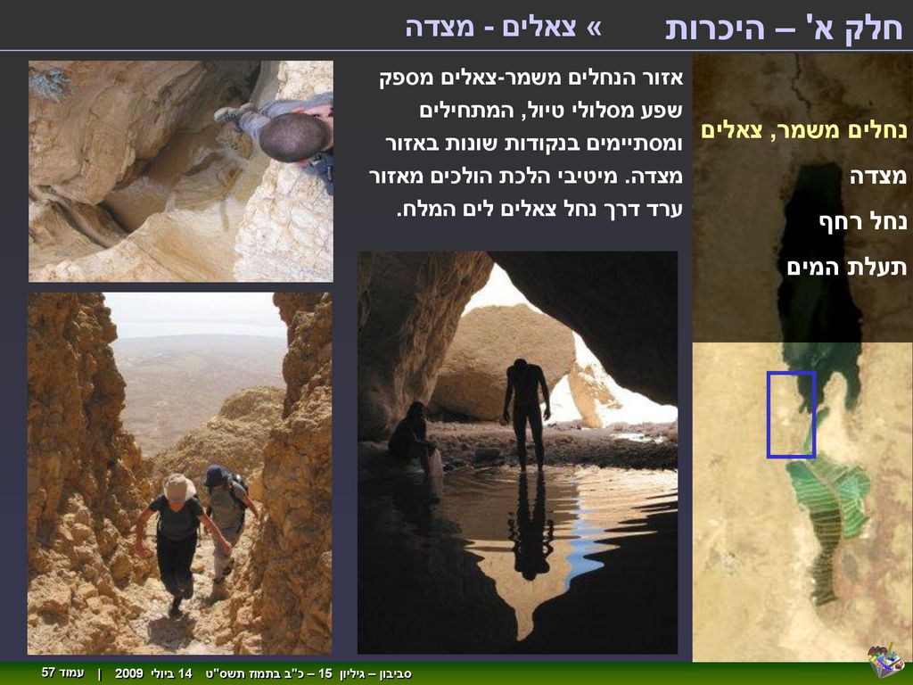 חלק א – היכרות « צאלים - מצדה נחלים משמר, צאלים מצדה נחל רחף