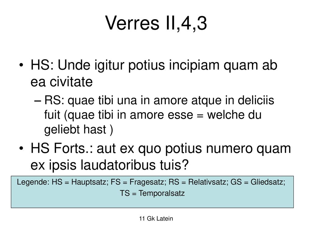 Verres II,4,3 HS: Unde igitur potius incipiam quam ab ea civitate