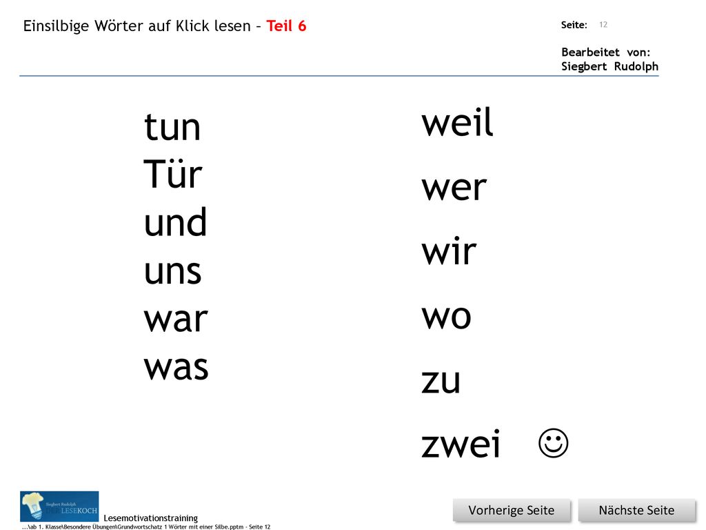 weil tun Tür wer und wir uns wo war was zu zwei 