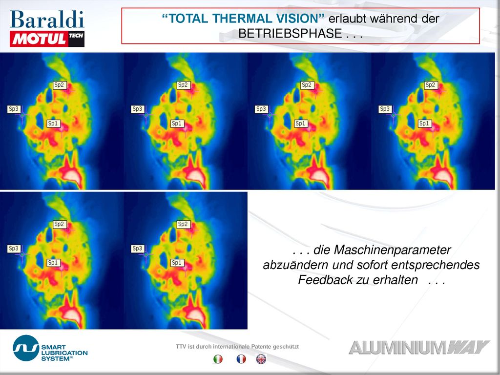 TOTAL THERMAL VISION erlaubt während der BETRIEBSPHASE . . .