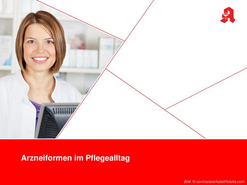 Arzneiformen im Pflegealltag