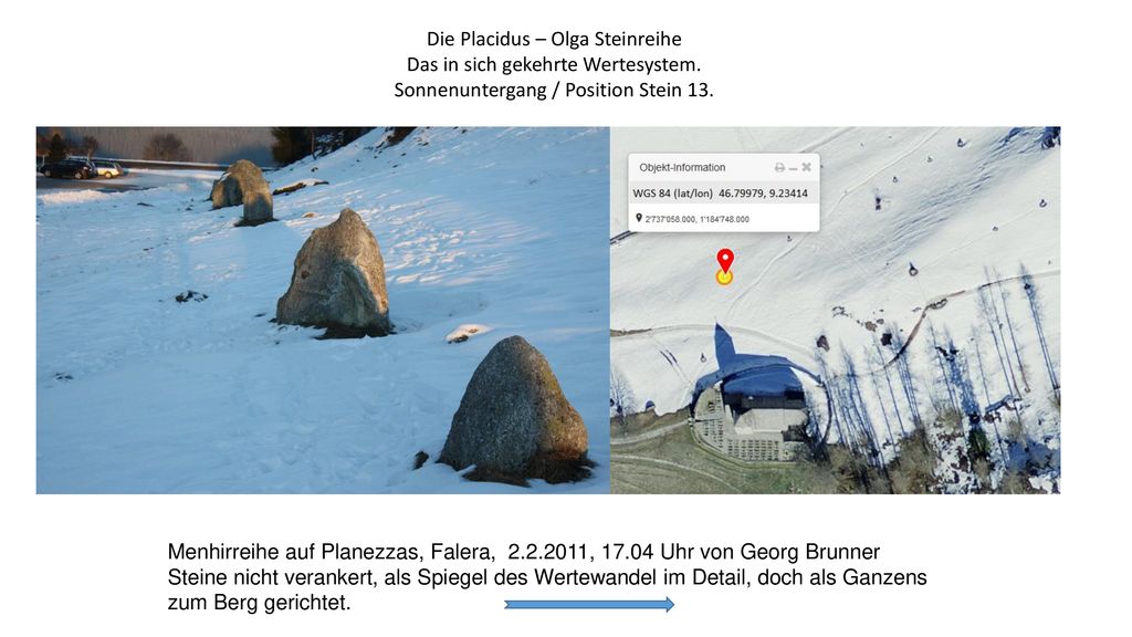 Die Placidus – Olga Steinreihe Das in sich gekehrte Wertesystem.