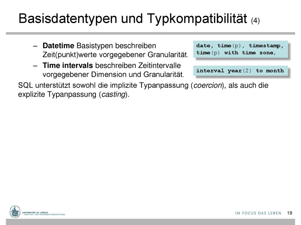 Basisdatentypen und Typkompatibilität (4)