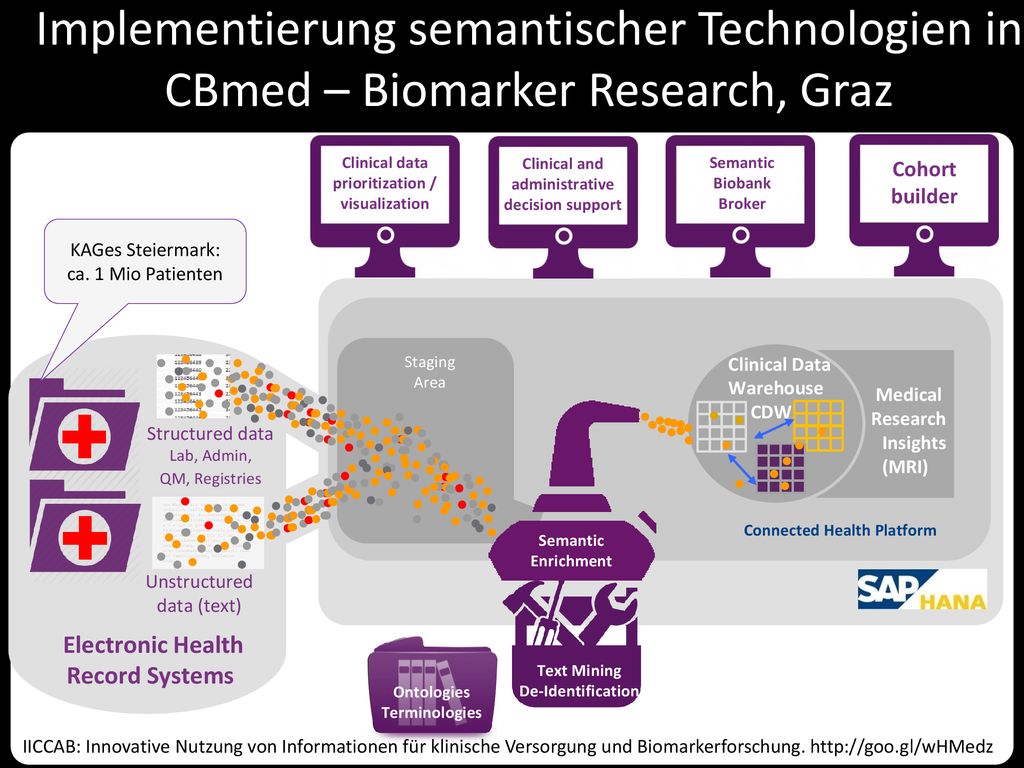 Implementierung semantischer Technologien in CBmed – Biomarker Research, Graz