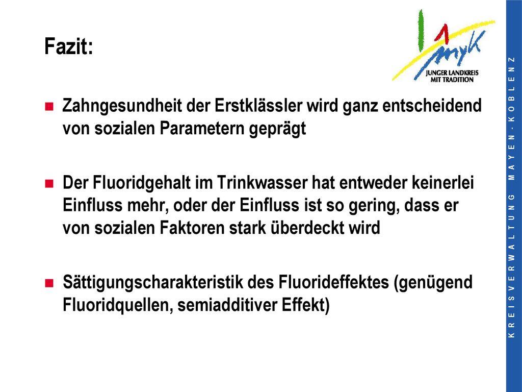 Fazit: Zahngesundheit der Erstklässler wird ganz entscheidend von sozialen Parametern geprägt.