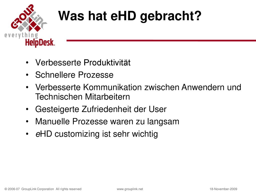 Was hat eHD gebracht Verbesserte Produktivität Schnellere Prozesse