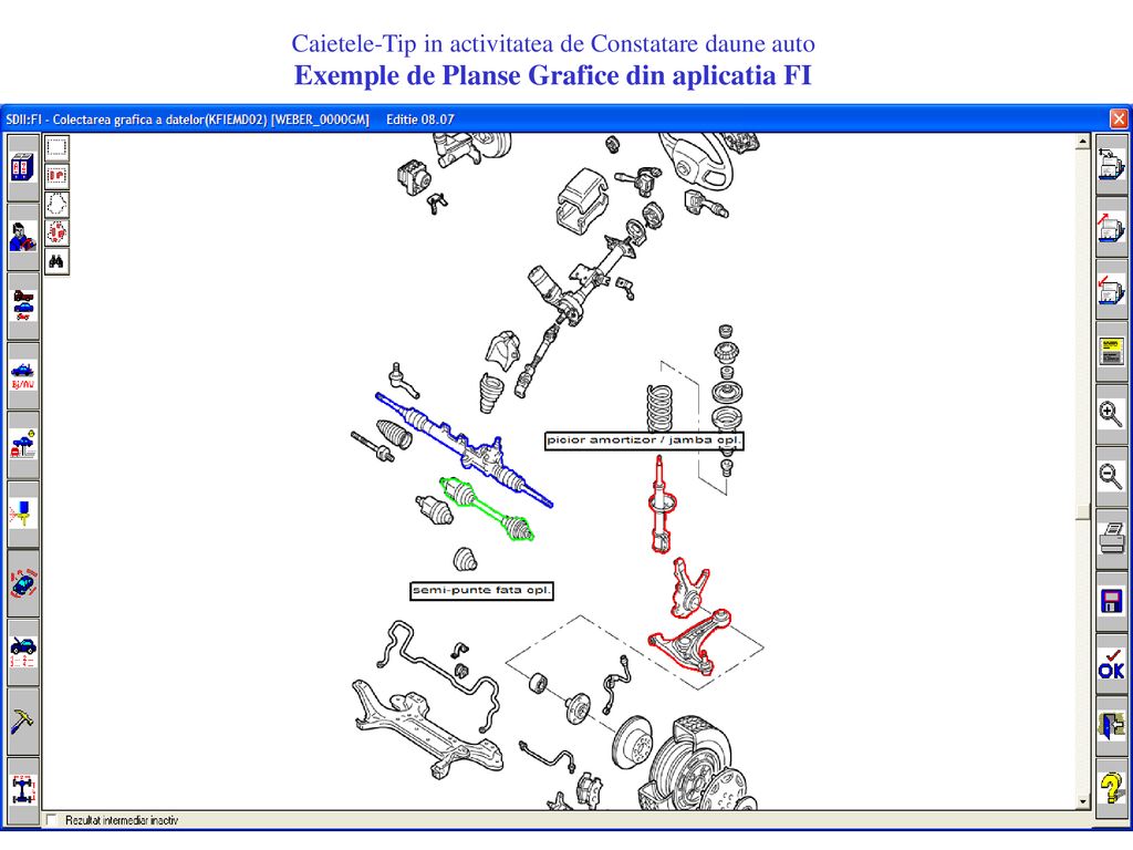 Caietele-Tip in activitatea de Constatare daune auto Exemple de Planse Grafice din aplicatia FI
