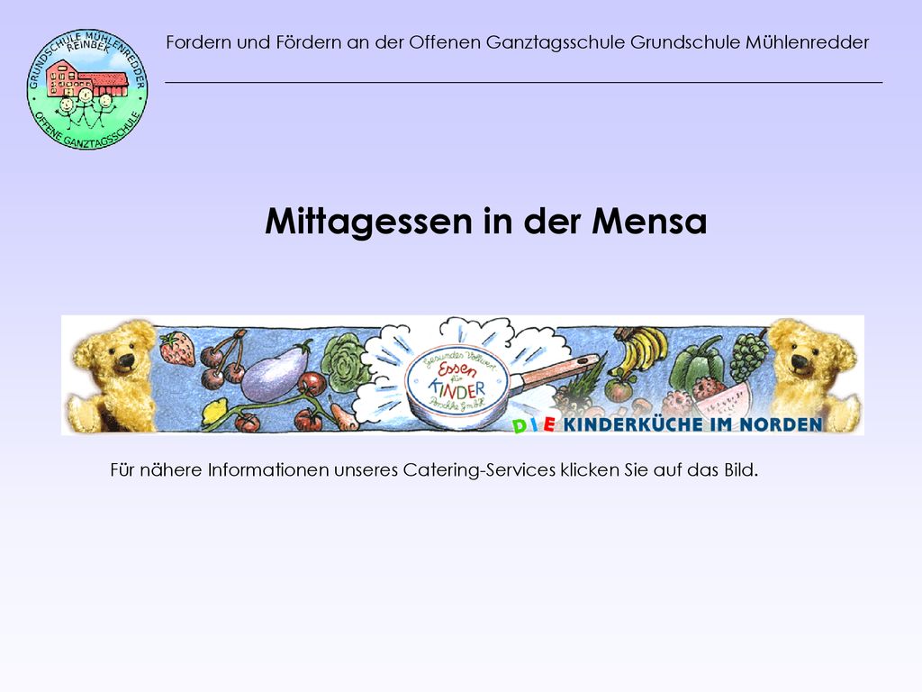 Mittagessen in der Mensa