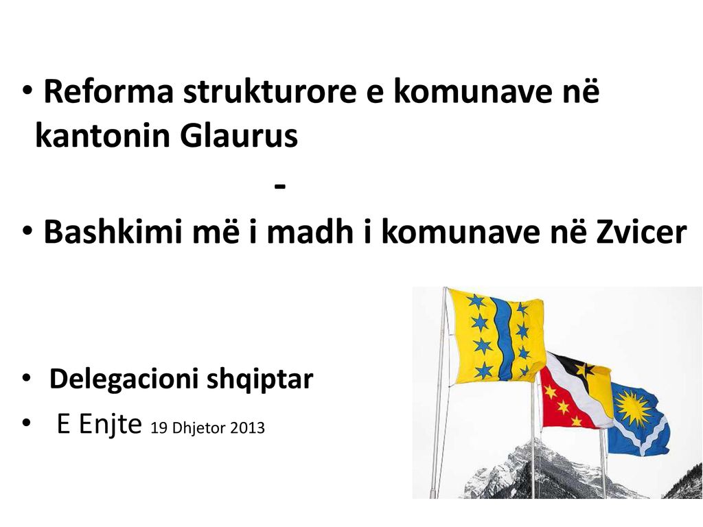 Reforma strukturore e komunave në kantonin Glaurus -