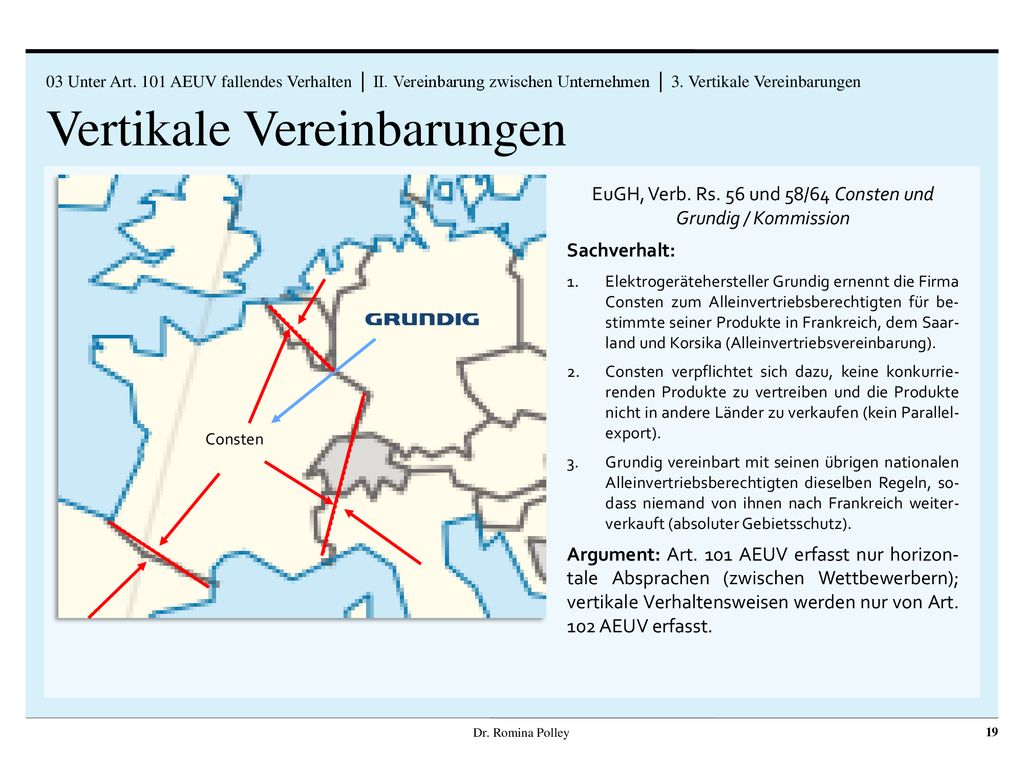 EuGH, Verb. Rs. 56 und 58/64 Consten und Grundig / Kommission