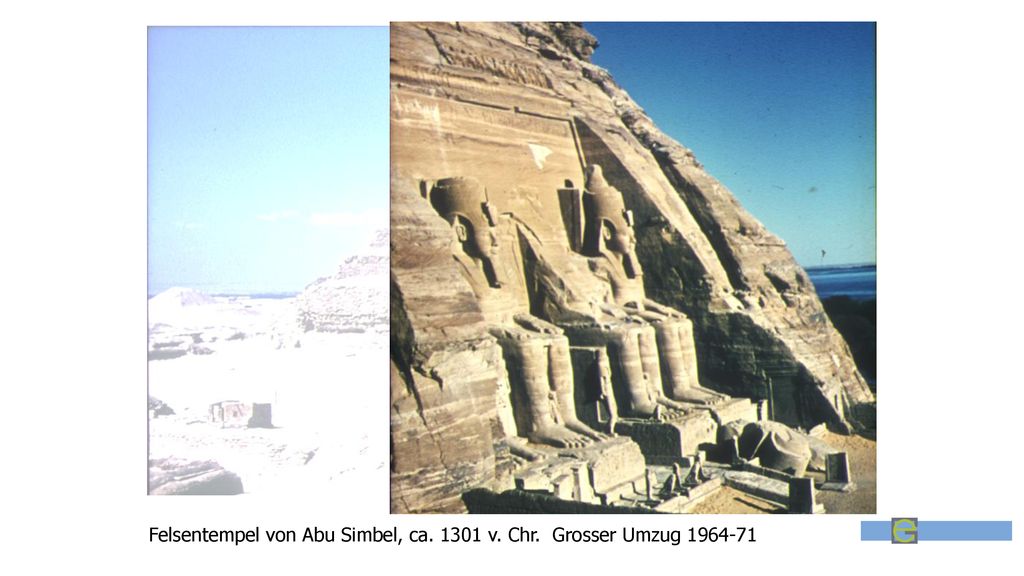 Ägypten v. Chr. Felsentempel von Abu Simbel, ca v. Chr. Grosser Umzug