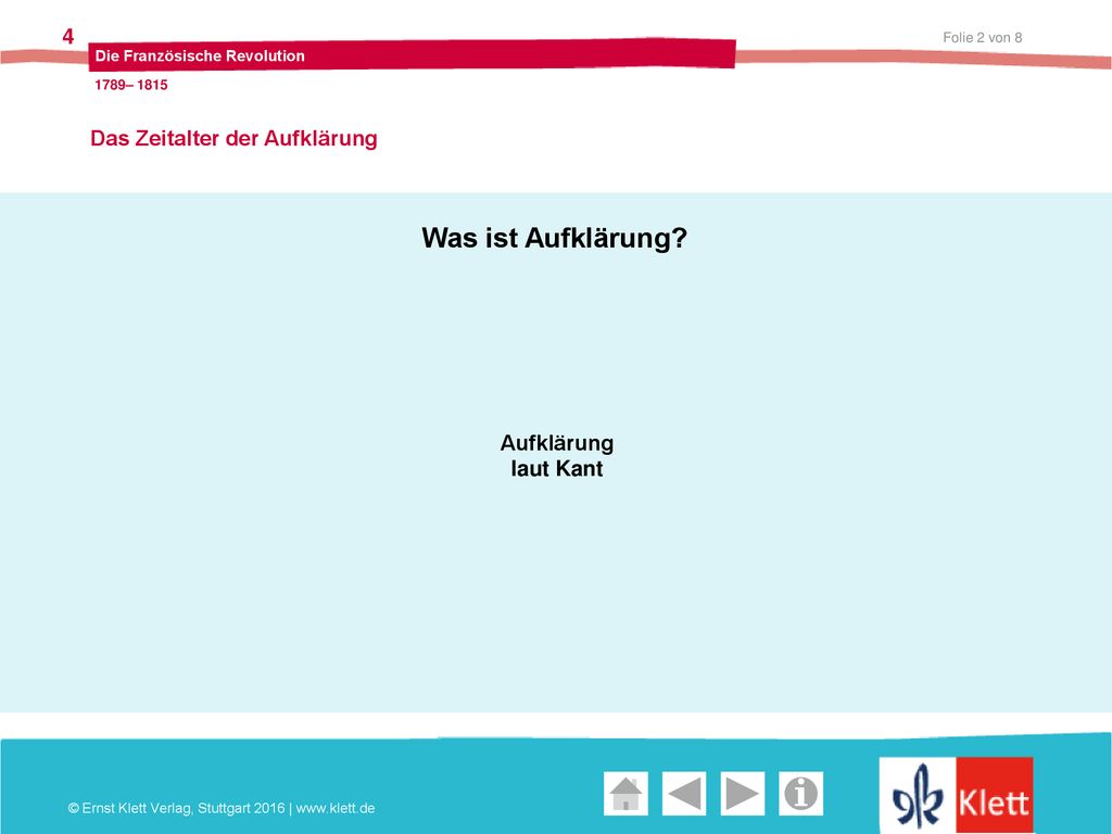 Was ist Aufklärung Das Zeitalter der Aufklärung Aufklärung laut Kant