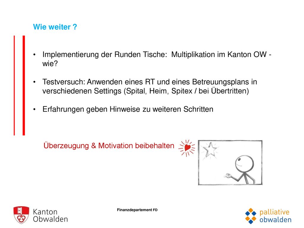 Wie weiter Implementierung der Runden Tische: Multiplikation im Kanton OW - wie