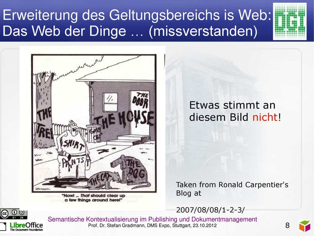 Erweiterung des Geltungsbereichs is Web: Das Web der Dinge … (missverstanden)