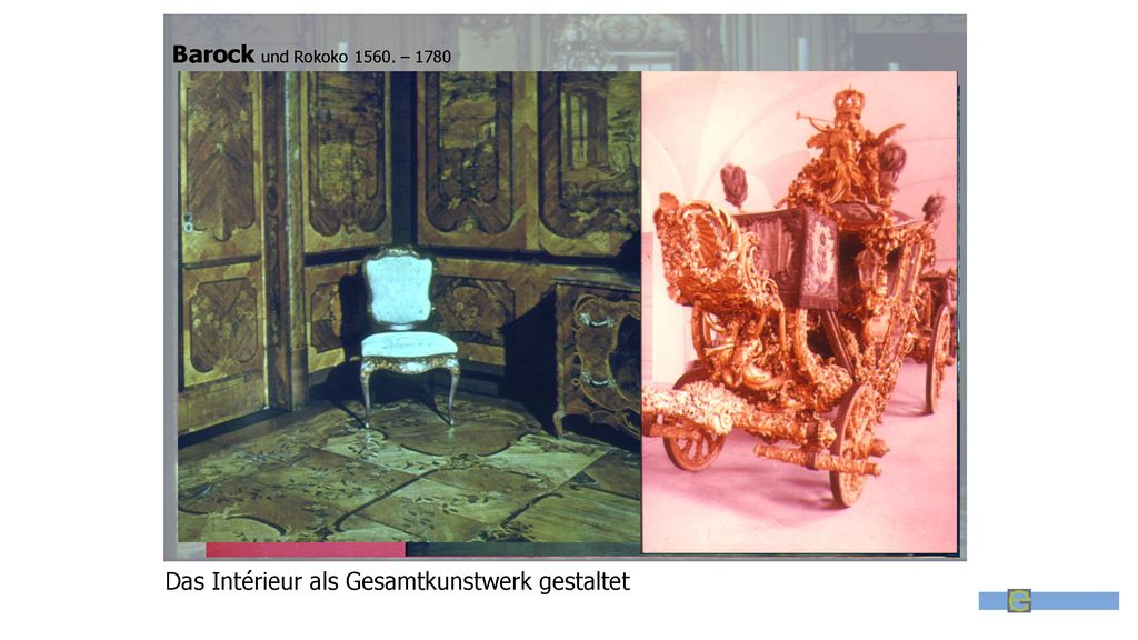 Barock und Rokoko – 1780 Das Intérieur als Gesamtkunstwerk gestaltet