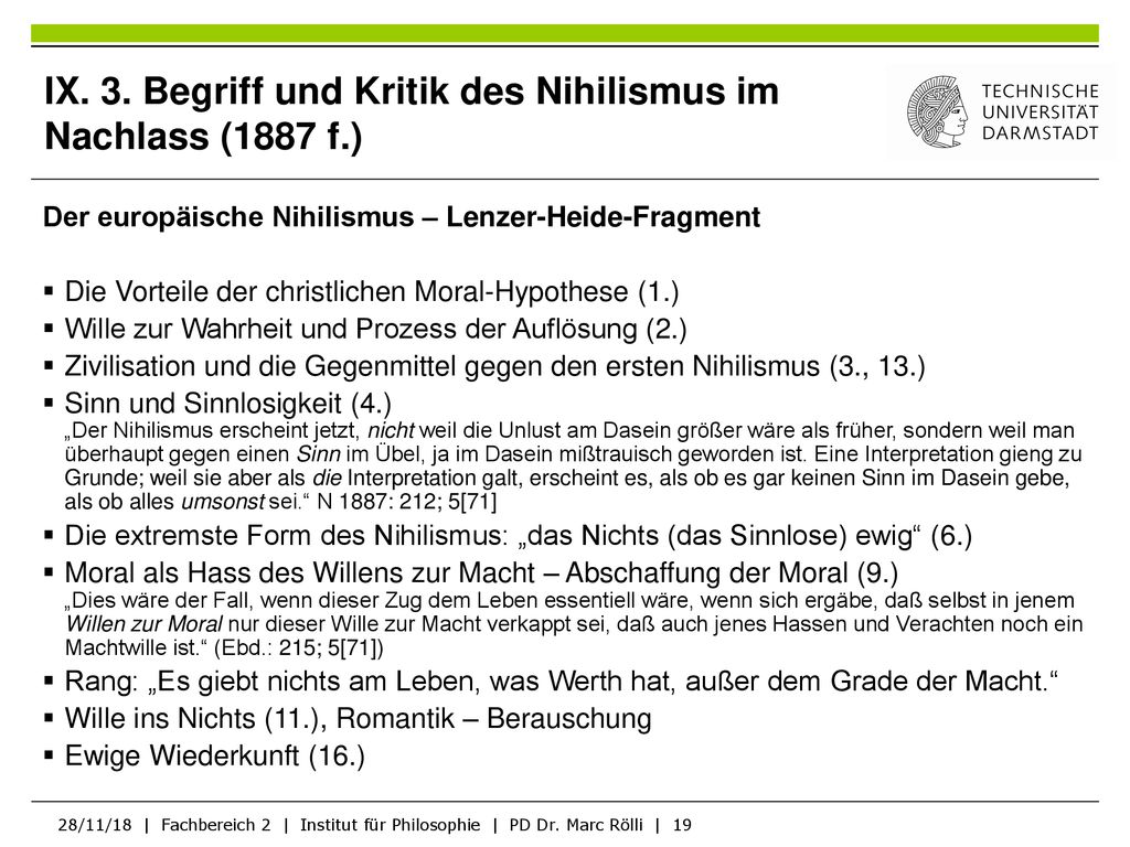 IX. 3. Begriff und Kritik des Nihilismus im Nachlass (1887 f.)