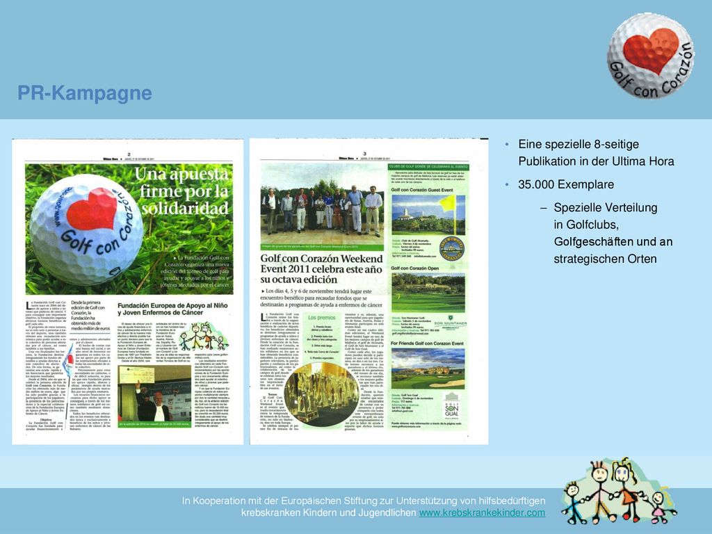 PR-Kampagne Eine spezielle 8-seitige Publikation in der Ultima Hora