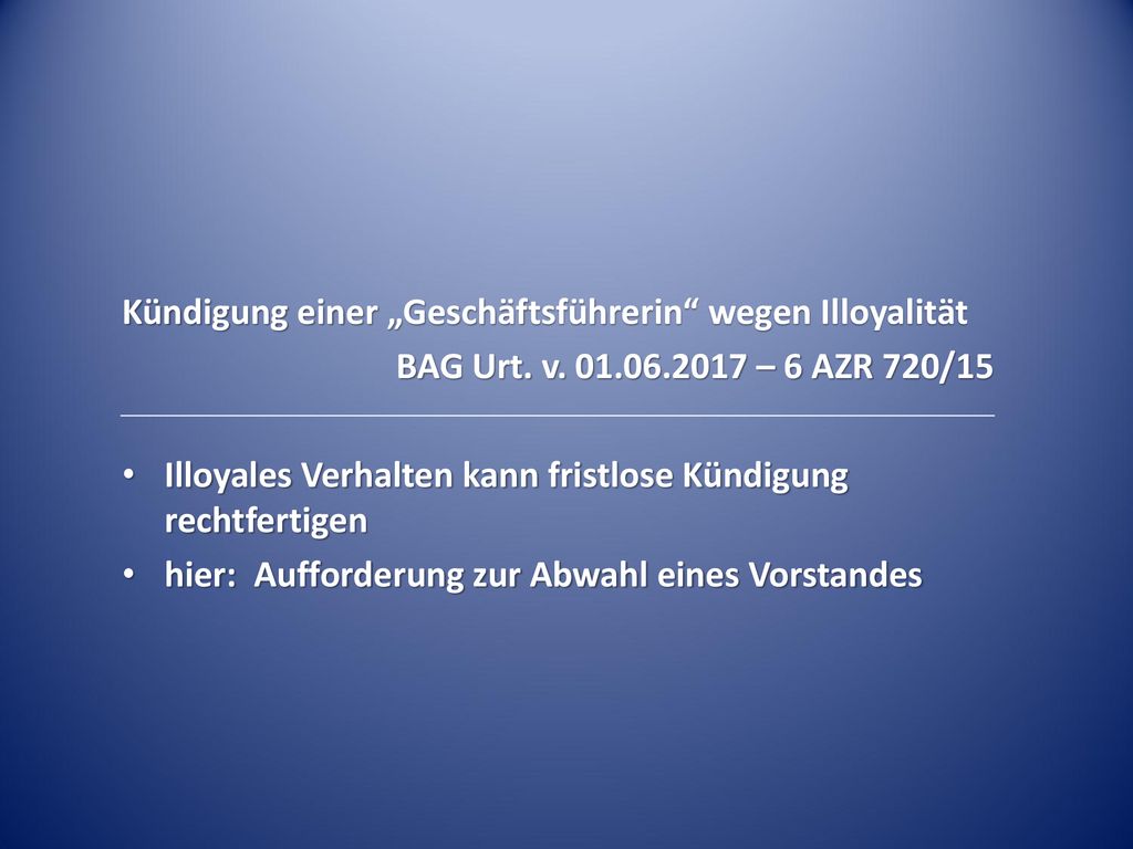 Aktuelles Arbeitsrecht Ppt Herunterladen