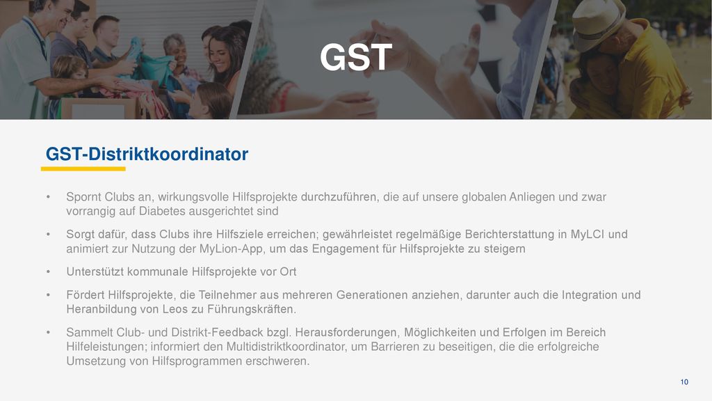 GST GST-Distriktkoordinator Chris Bunch – LION Managing Editor