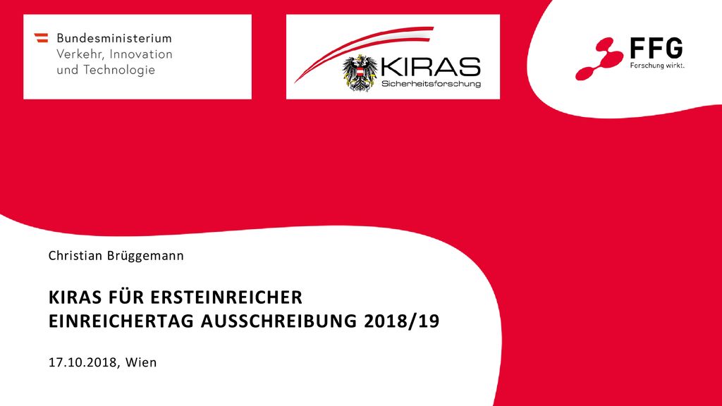 kiras für ersteinreicher einreichertag ausschreibung 2018/19