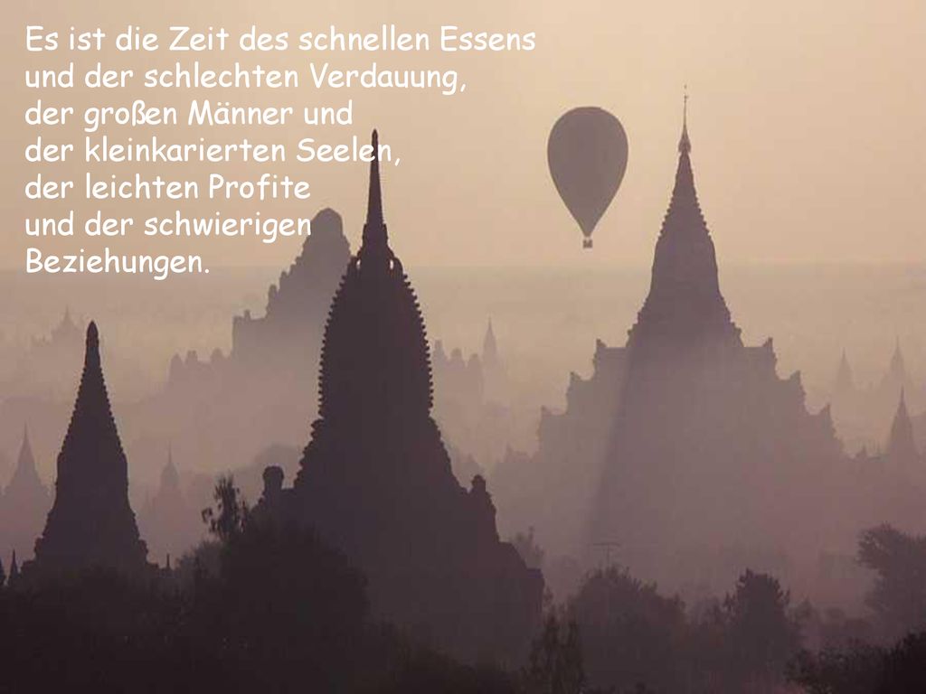 Es ist die Zeit des schnellen Essens und der schlechten Verdauung,