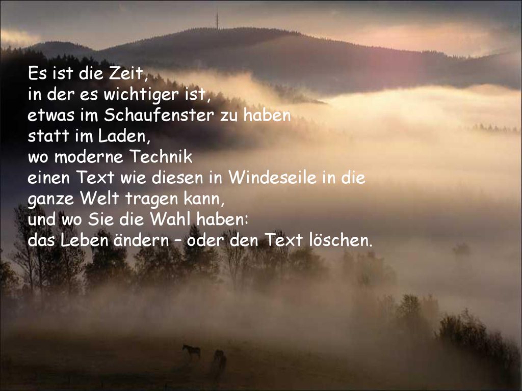 Es ist die Zeit, in der es wichtiger ist, etwas im Schaufenster zu haben. statt im Laden, wo moderne Technik.