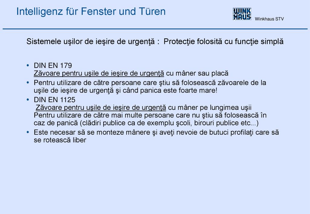 Sistemele uşilor de ieşire de urgenţă : Protecţie folosită cu funcţie simplă
