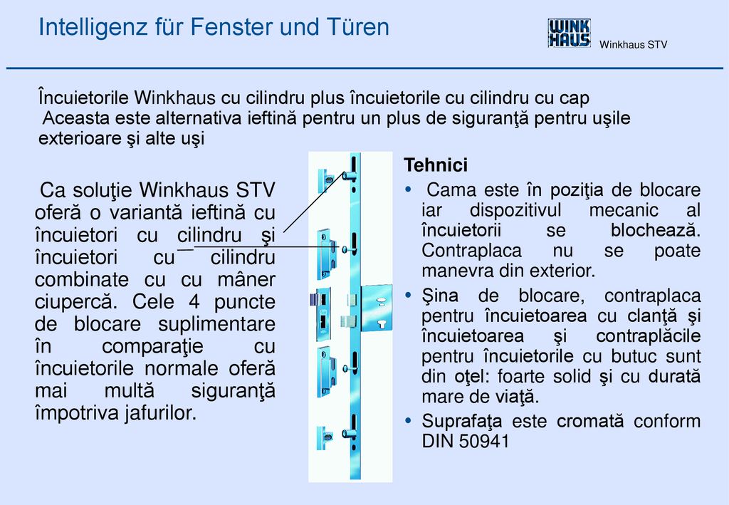 Încuietorile Winkhaus cu cilindru plus încuietorile cu cilindru cu cap Aceasta este alternativa ieftină pentru un plus de siguranţă pentru uşile exterioare şi alte uşi