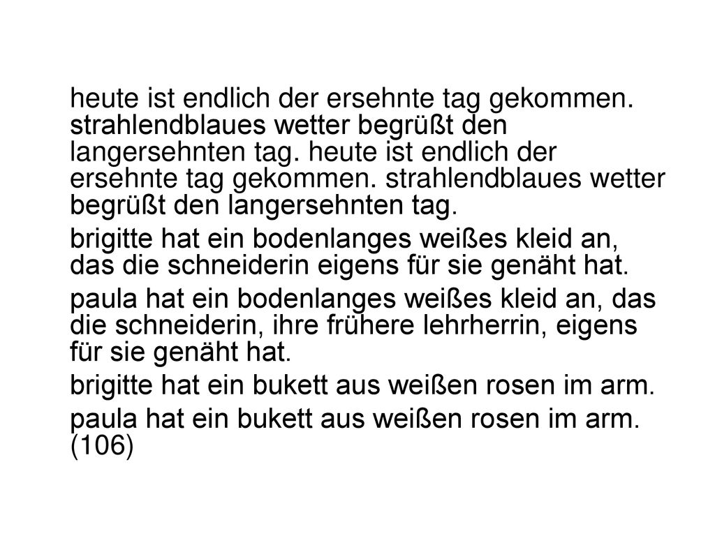 heute ist endlich der ersehnte tag gekommen