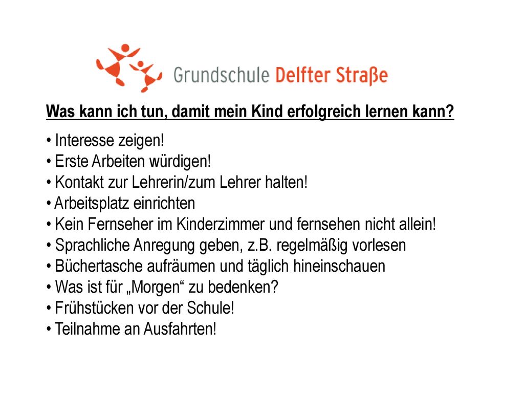Was kann ich tun, damit mein Kind erfolgreich lernen kann