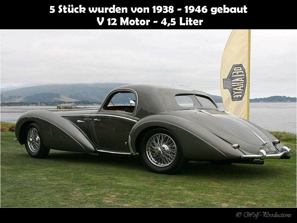 5 Stück wurden von gebaut V 12 Motor - 4,5 Liter