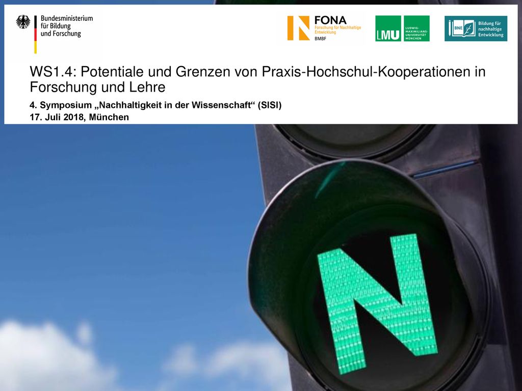 WS1.4: Potentiale und Grenzen von Praxis-Hochschul-Kooperationen in Forschung und Lehre