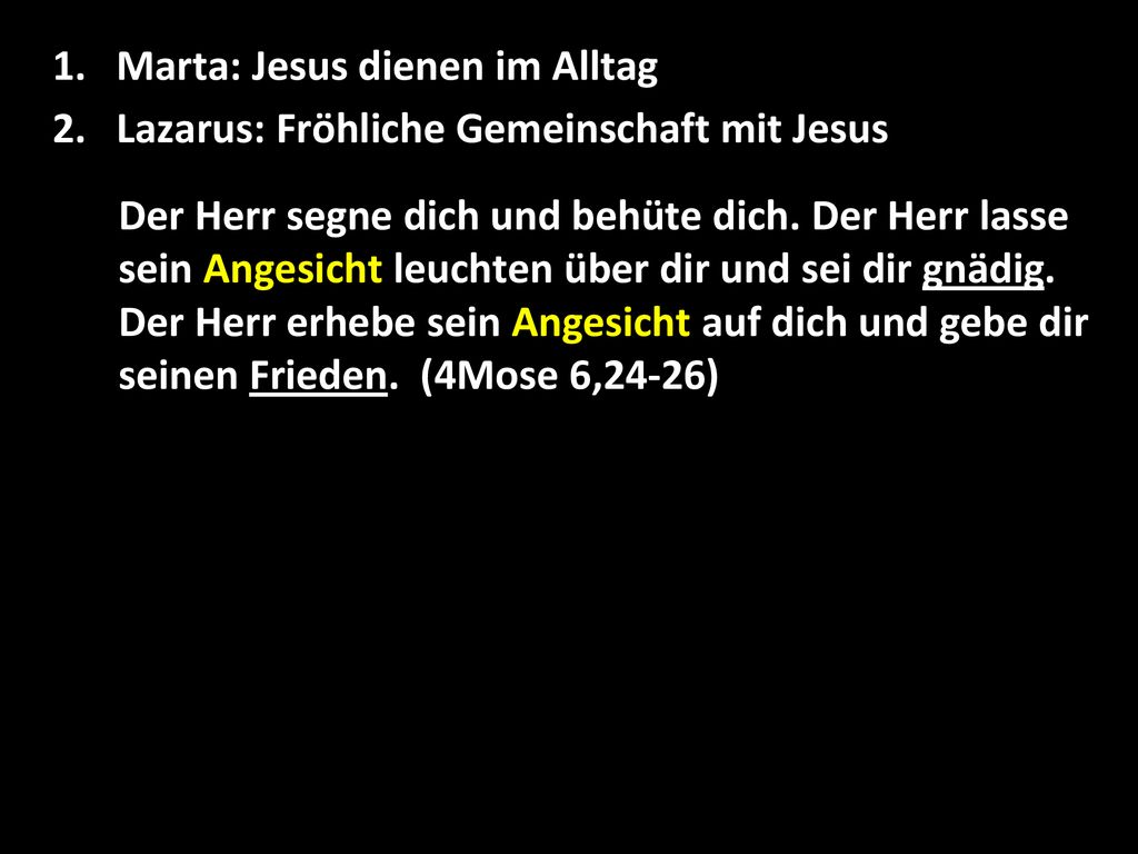 Marta: Jesus dienen im Alltag