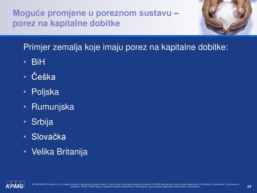 Moguće promjene u poreznom sustavu – porez na kapitalne dobitke