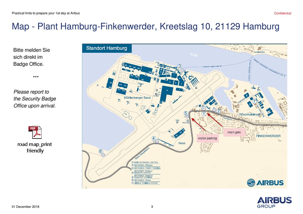 Map - Plant Hamburg-Finkenwerder, Kreetslag 10, Hamburg