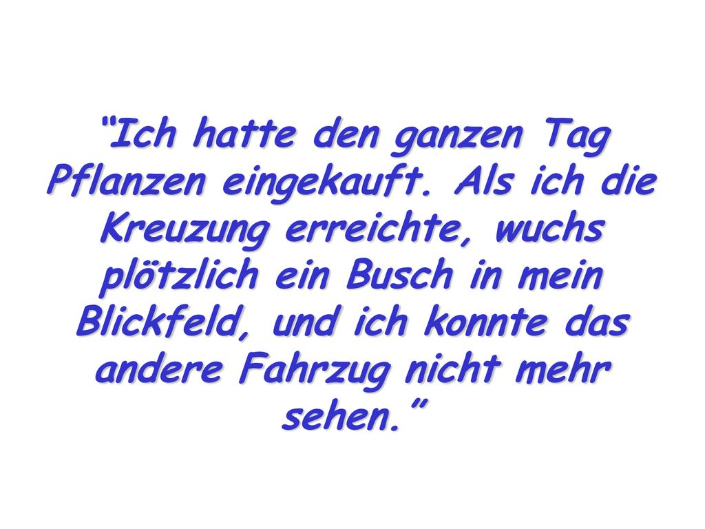 Ich hatte den ganzen Tag Pflanzen eingekauft