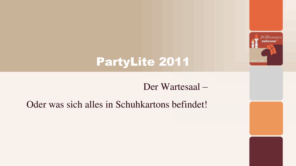 Der Wartesaal – Oder was sich alles in Schuhkartons befindet!